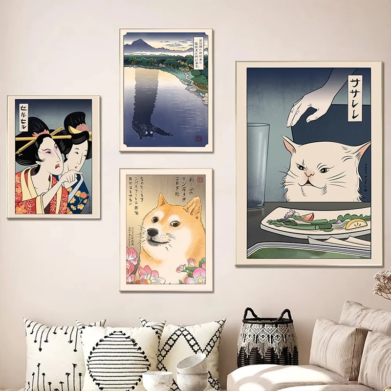 Японский стиль укиёэ, постер с – обзор и цена Japanese Lifestyle At Home